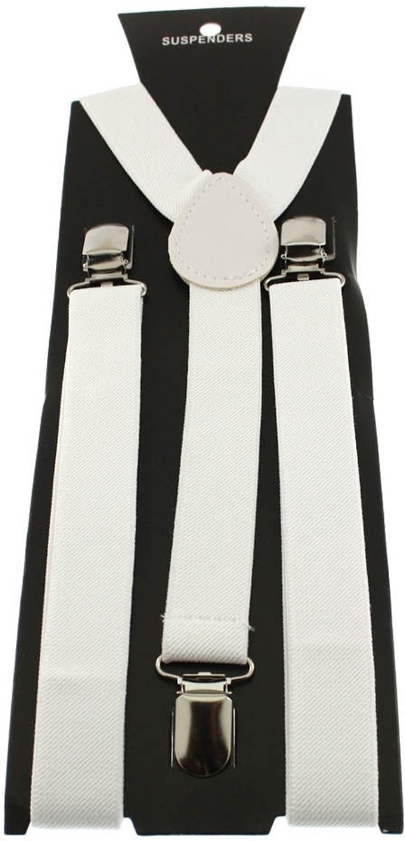 Bretels effen wit - Zacs Alter Ego